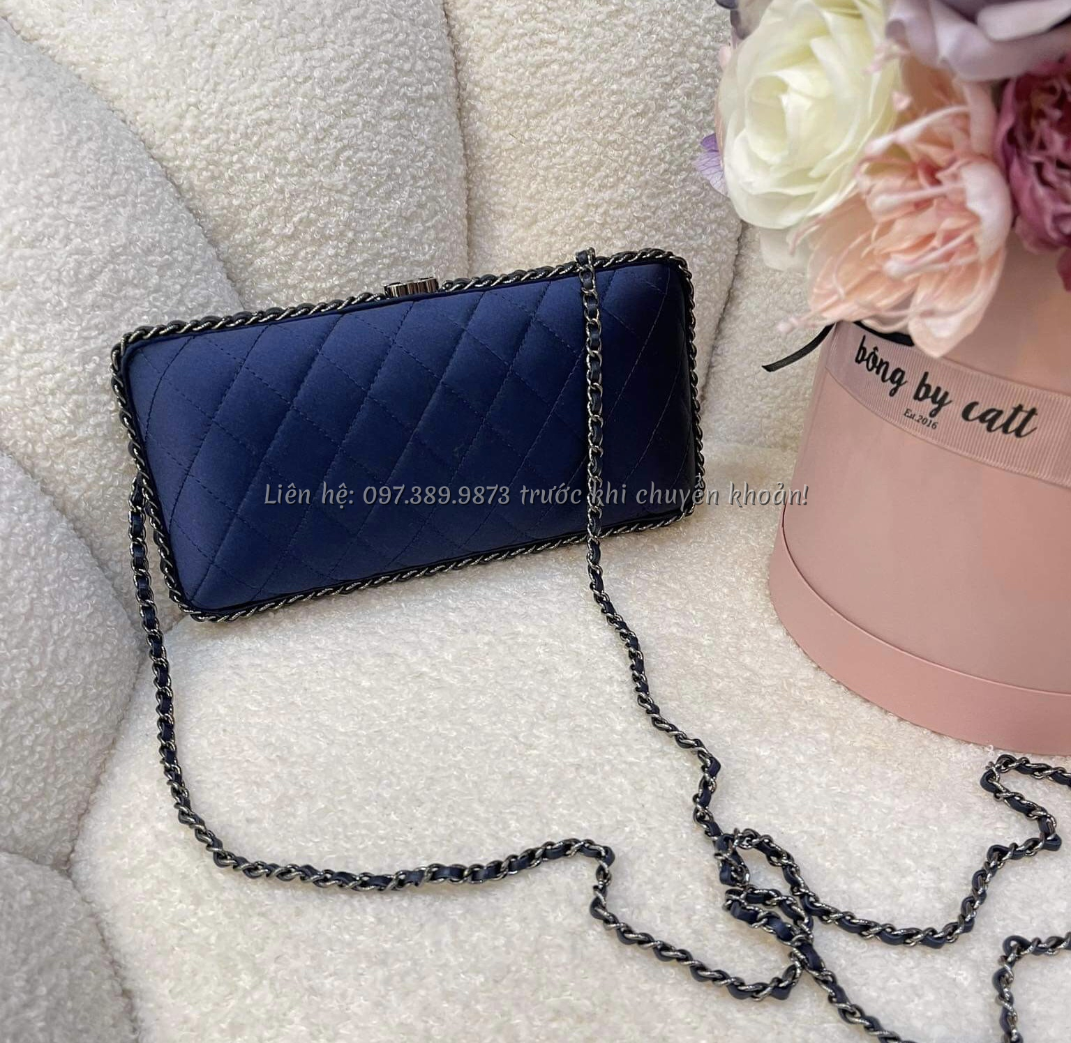 Ảnh TÚI XÁCH CHANEL CLUTCH XANH