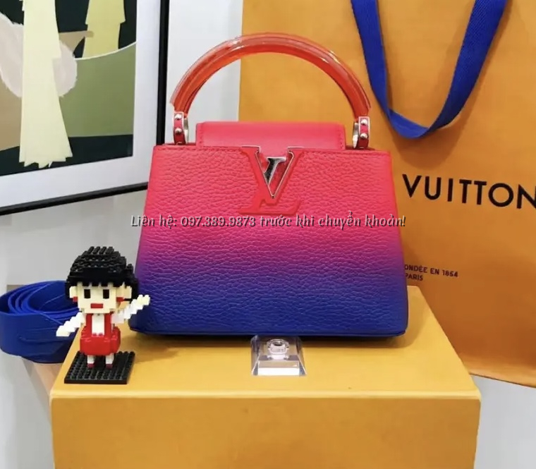 Ảnh TÚI XÁCH LOUIS VUITTON CAPUCINES HỒNG TÍM